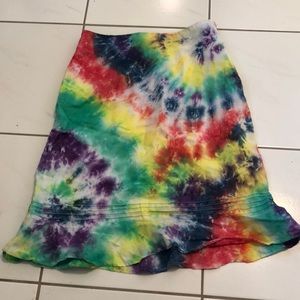 Hippie Gypsy Tie-Dye Skirt